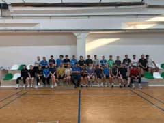 Kestel Belediyesi BESYO hazırlık kursunda gençler spor antrenmanı yapıyor