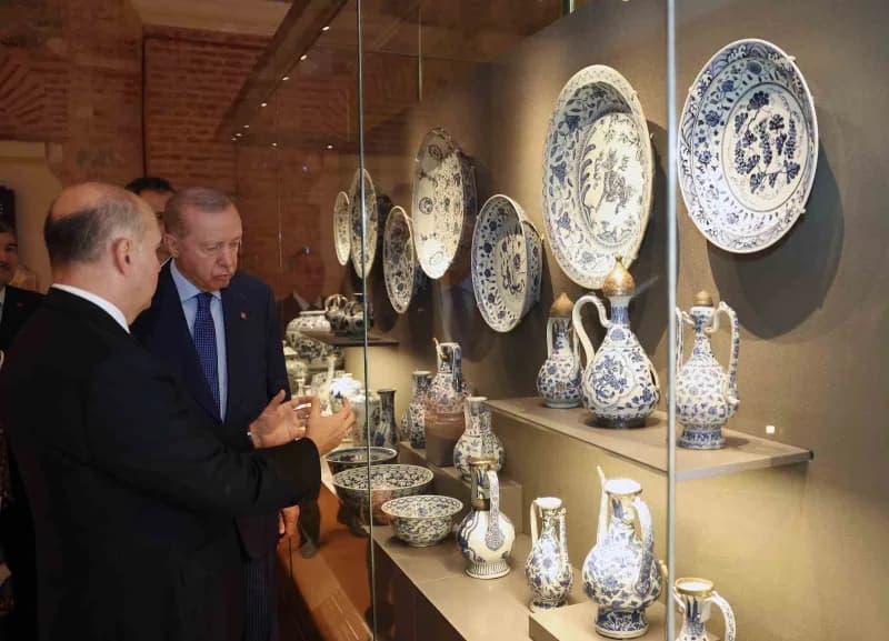 Topkapı Sarayı Darphane-i Amire Müzeleri Açılış Töreni Cumhurbaşkanı Recep Tayyip Erdoğan'ın katılım