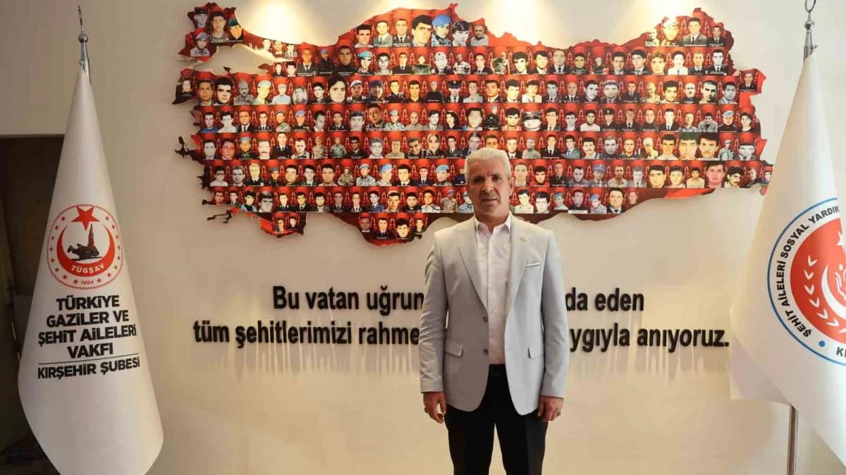 Kırşehir Şehit Aileleri Sosyal Yardımlaşma ve Dayanışma Derneği Başkanı Mutlu Kılıçaslan, hayata geç