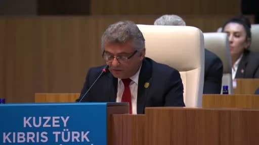 KKTC Cumhurbaşkanı Tufan Erhürman ve Türkmenistan Devlet Başkanı Serdar Berdimuhamedov Türk