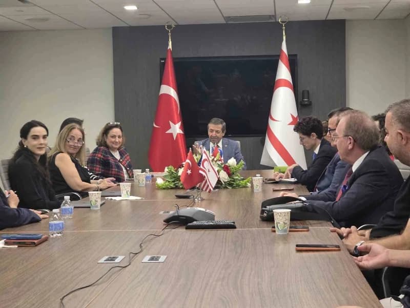 Kuzey Kıbrıs Türk Cumhuriyeti (KKTC) Dışişleri Bakanı Tahsin Ertuğruloğlu, Birleşmiş Milletler (BM) Genel Kurul toplantı
