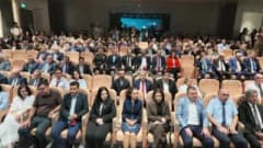 Türkiye’nin Lefkoşa Büyükelçisi Ali Murat Başçeri, KKTC’de düzenlenen Türk Dünyası Diyalogları panelinde konuşuyor