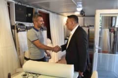Malatya Ticaret ve Sanayi Odası Başkanı Oğuzhan Ata Sadıkoğlu basın açıklaması yaparken