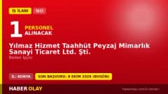 Konya Cihanbeyli Belediyesi Yılmaz Hizmet Ltd. Şti. 1 beden işçisi alımı ilanı başvuru detayları