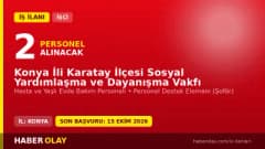 Konya Karatay SYDV 2 geçici işçi alımı için başvuru detayları ve şartlar