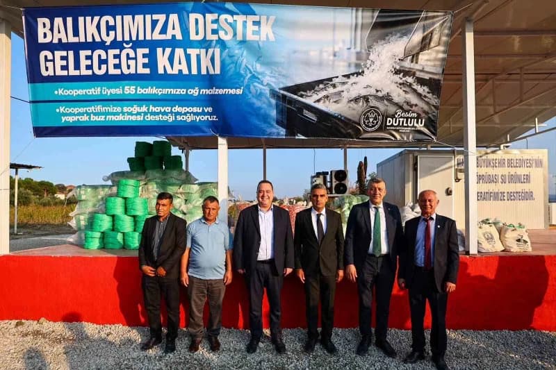 Manisa Büyükşehir Belediyesi tarafından Köprübaşı Su Ürünleri Kooperatifi’ne teslim edilen soğuk