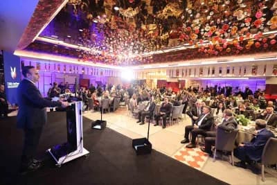 Sanayi ve Teknoloji Bakanı Mehmet Fatih Kacır, 2026 En İyi Uygulama Paylaşımı Konferansı'nda konuşma yaparken