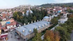 Eskişehir Kurşunlu Külliyesi tarihi yapısı ve kültürel merkez görünümü