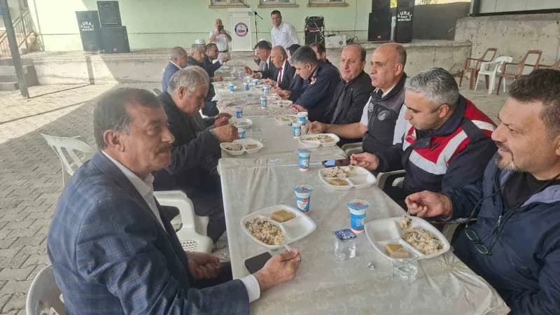 Hisarcık Kurtdere köyünde çok amaçlı salon törenle hizmete açıldı