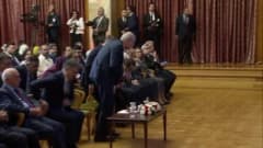 TBMM Başkanı Numan Kurtulmuş Anadolu Ajansı Haber Ödülleri Töreni'nde konuşma yaparken