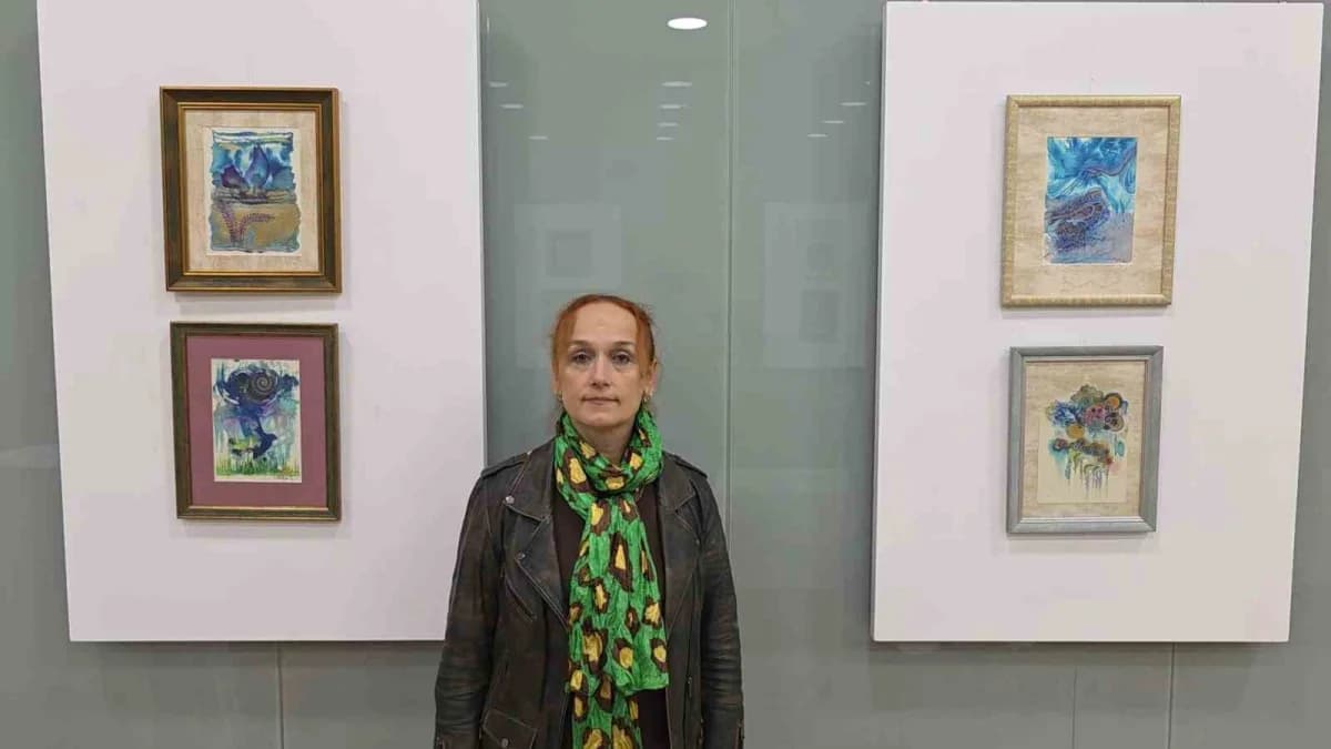 Kütahya’da "Sonsuzluğa Süzülüş: Kuşlar" resim sergisi açıldı