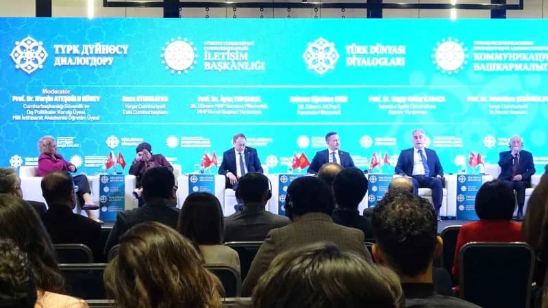 Bişkek’te düzenlenen "Türk Dünyası Diyalogları: Ortak Gelecek, Ortak Vizyon" başlıklı panelde Türk Devletleri arasındaki