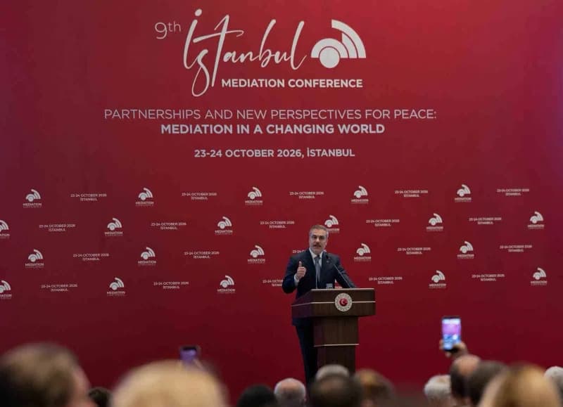 Dışişleri Bakanı Hakan Fidan, 9. İstanbul Arabuluculuk Konferansı’nın açılışında yaptığı konuşmada,
