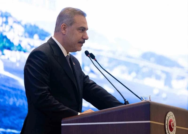 Dışişleri Bakanı Hakan Fidan, konuşma yaptı.