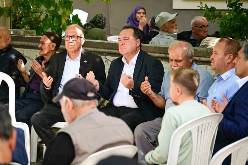 Manisa Büyükşehir Belediye Başkanı Besim Dutlulu ve beraberindeki heyet, Karakaya ailesinin acısını paylaşarak Maden şeh