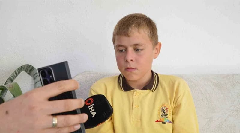 Manisa'nın Soma ilçesinde meydana gelen maden göçüğünde hayatını kaybeden 37 yaşındaki madenci Kerim Ören'in 13 yaşındak