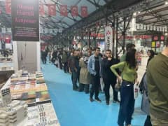 Malatya Kitap Fuarı’nda yayınevi stantları ve ziyaretçiler