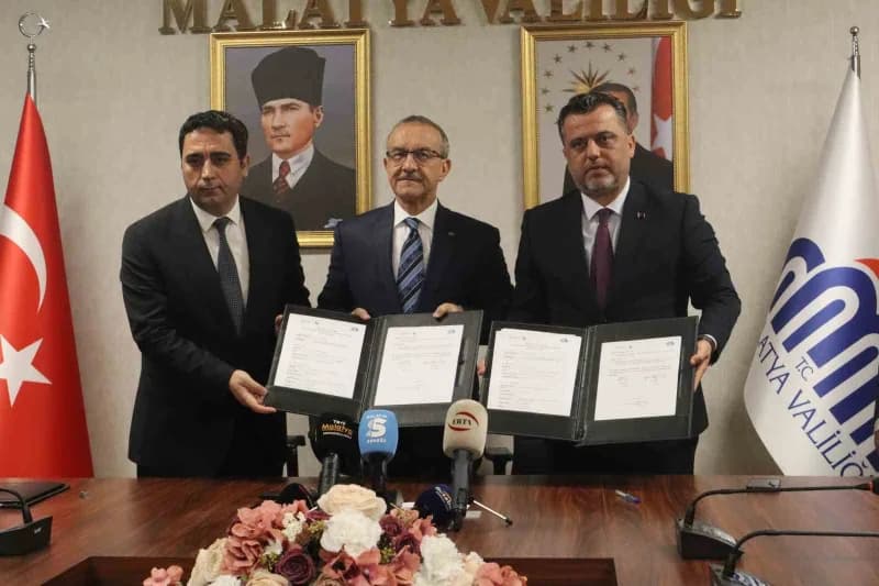 Malatya’da iki önemli proje için imzalar atıldı