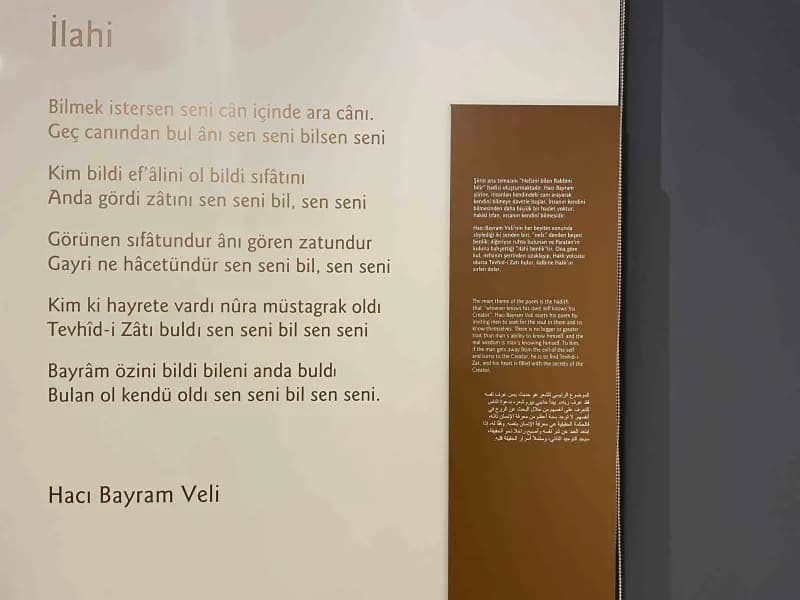 Ankara’nın Altındağ ilçesinde bulunan Hacı Bayram Veli Müzesi, 60’ın üzerinde eserle eski Ankara’nın yaşamını ve Hacı Ba