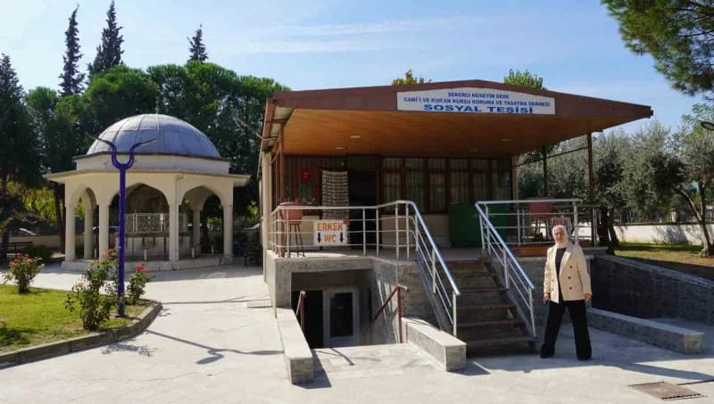 Manisa’nın Yunusemre ilçesinde Yaklaşık 10 yıldır kullanılmayan sosyal tesis, dikiş nakış kurslarıyla eğitim yuvasına dö