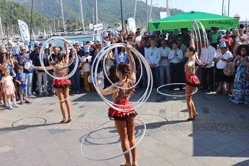 37. Marmaris Uluslararası Yat Yarışları ile eş zamanlı düzenlenen Marmaris Oktoberfest, renkli korte