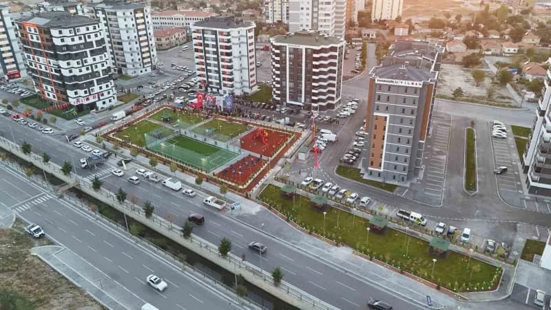 Melikgazi Belediyesi tarafından Yıldırım Beyazıt 2. Etap Kentsel Dönüşüm Projesi kapsamında yapımı t