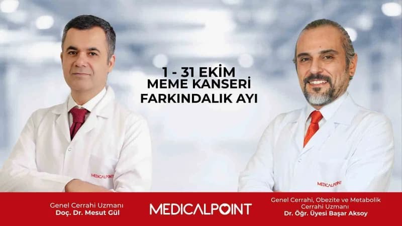 Medical Point Gaziantep Hastanesi uzmanları meme kanseri farkındalığı için açıklama yapıyor