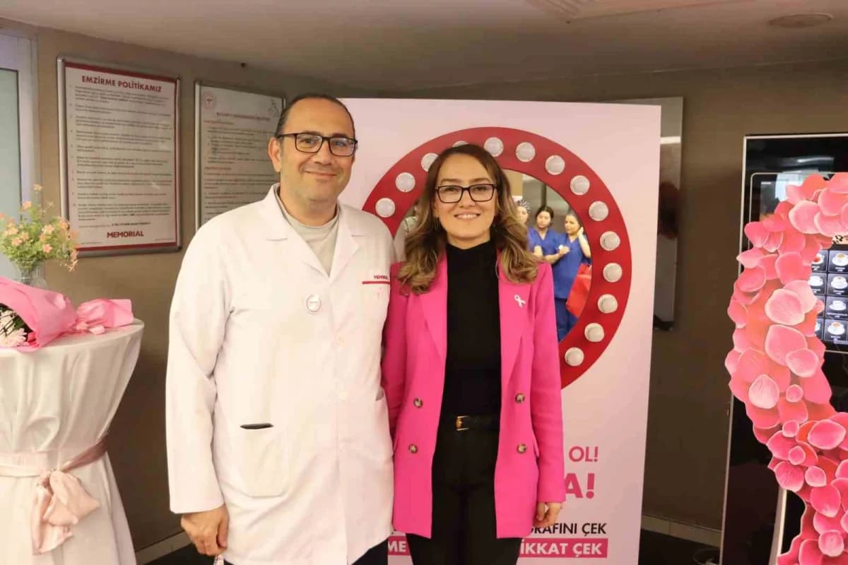 Tıbbi Onkoloji Uzmanı Doç. Dr. Veli Berk de (Solda), "Onkolojide çok yeni gelişmeler, Meme Kanseri tedavisinde çok başar