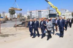 Meram İlçe Müftülüğü yeni hizmet binasının inşaat alanı ve çevresi