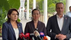 Mersin Büyükşehir Belediye Başkan Vekili Gülşah Yıldırım Genç meclis toplantısında konuşma yaparken