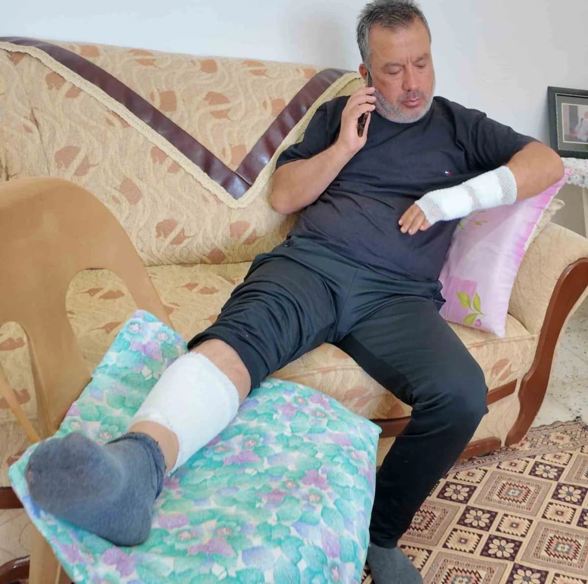Şükrü Erdoğan köpek saldırısında yaralandı