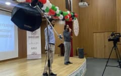 Mersin Proje Anadolu İmam Hatip Lisesi’nde Gazze için düzenlenen anma programından bir kare