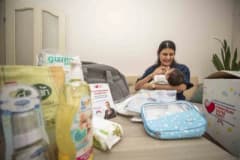Mersin’de yeni doğan bebekler için hazırlanan Hoş Geldin Bebek destek paketleri