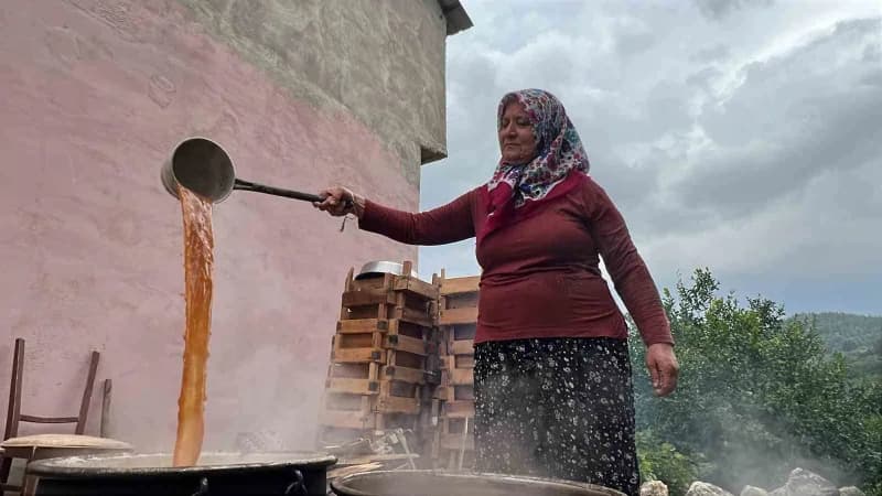 Mersin’de köy hayatını paylaştığı videolarla sosyal medyada yaklaşık 400 bin takipçiye ulaşan 57 yaşındaki Naciye Şahin,