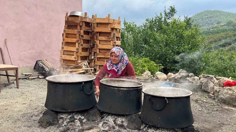 Mersin’de köy hayatını paylaştığı videolarla sosyal medyada yaklaşık 400 bin takipçiye ulaşan 57 yaşındaki Naciye Şahin,
