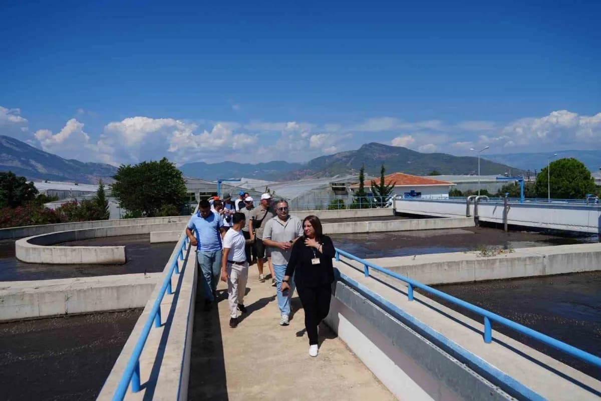 MESKİ Anamur Atıksu Arıtma Tesisi’nde Alman teknik heyetin inceleme yapması
