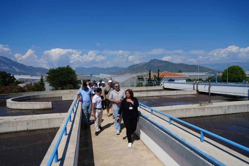 MESKİ Anamur Atıksu Arıtma Tesisi’nde Alman teknik heyetin inceleme yapması