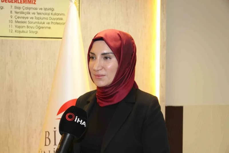 Bingöl Üniversitesi Coğrafya Bölümü Başkanı Doç. Dr. Fatma Esen, Solhan Sağlık Hizmetleri Meslek Yük
