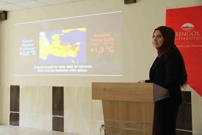 Bingöl Üniversitesi Coğrafya Bölümü Başkanı Doç. Dr. Fatma Esen, Solhan Sağlık Hizmetleri Meslek Yük