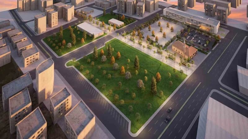 Mersin Büyükşehir Belediyesi tarafından 38 bin metrekarelik alanda hayata geçirilecek Mezitli Kent M