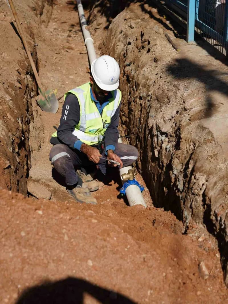 Milas Küçükdibekdere’de 5 bin 500 metrelik altyapı yatırımı