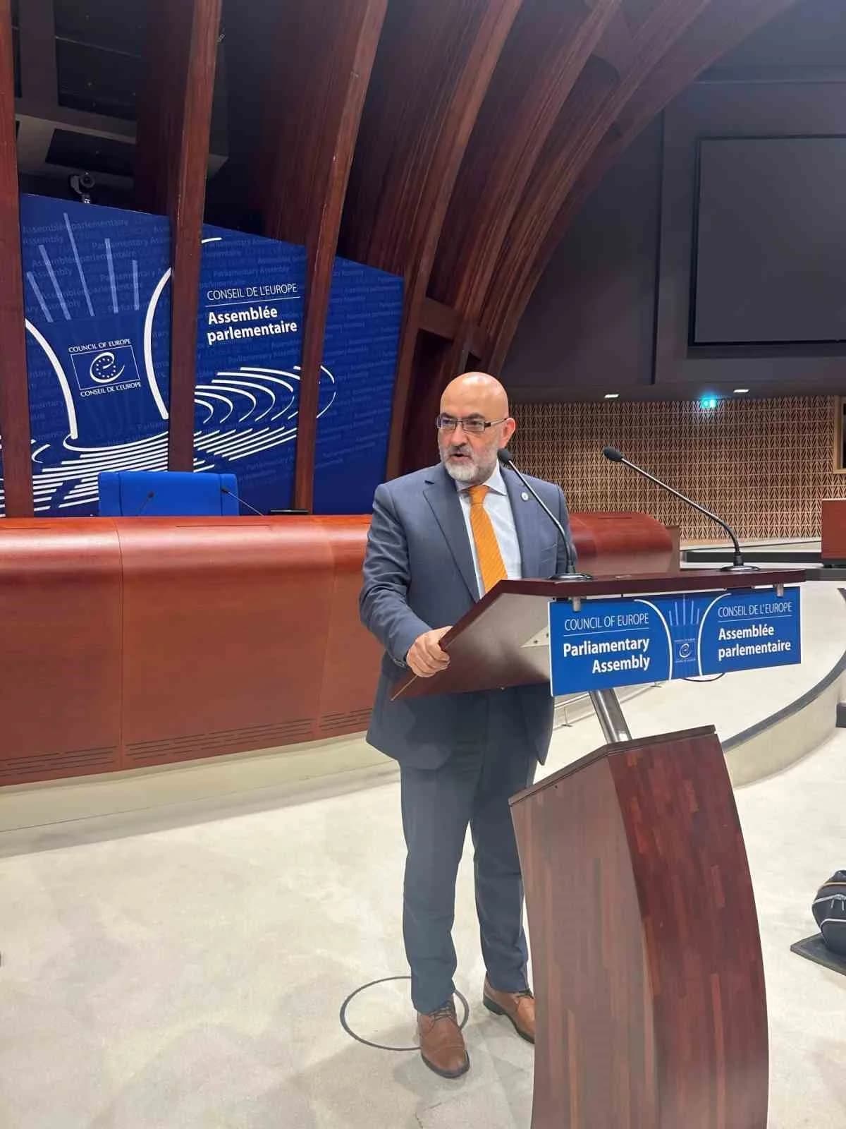 AK Parti Kayseri Milletvekili Dr. Murat Cahid Cıngı, Avrupa Konseyi Parlamenter Meclisi’nde görüşülen ‘Aile Dostu Bir Av