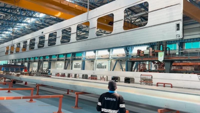 Ulaştırma ve Altyapı Bakanı Abdulkadir Uraloğlu, yerli ve Milli imkanlarla geliştirilen Milli Hızlı Tren’in ikinci setin