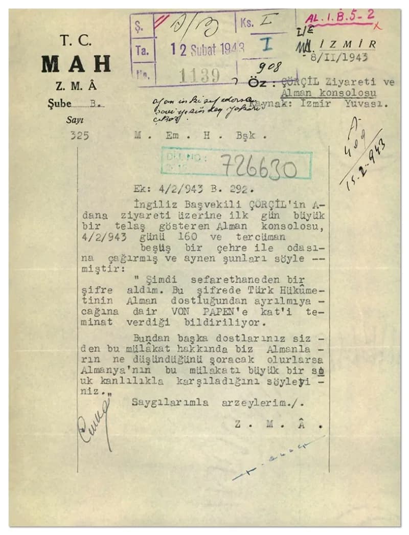 Milli İstihbarat Teşkilatı (MİT) ve kapatılan Milli Amele Hizmet / Milli Emniyet Hizmeti (MAH) bünyesindeki tarihi arşiv