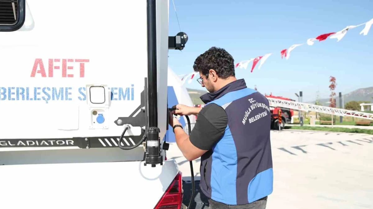 Muğla Büyükşehir Belediyesi, Afet ve acil durumlarda iletişimin kesintisiz sürdürülebilmesi amacıyla Mobil Afet Haberleş
