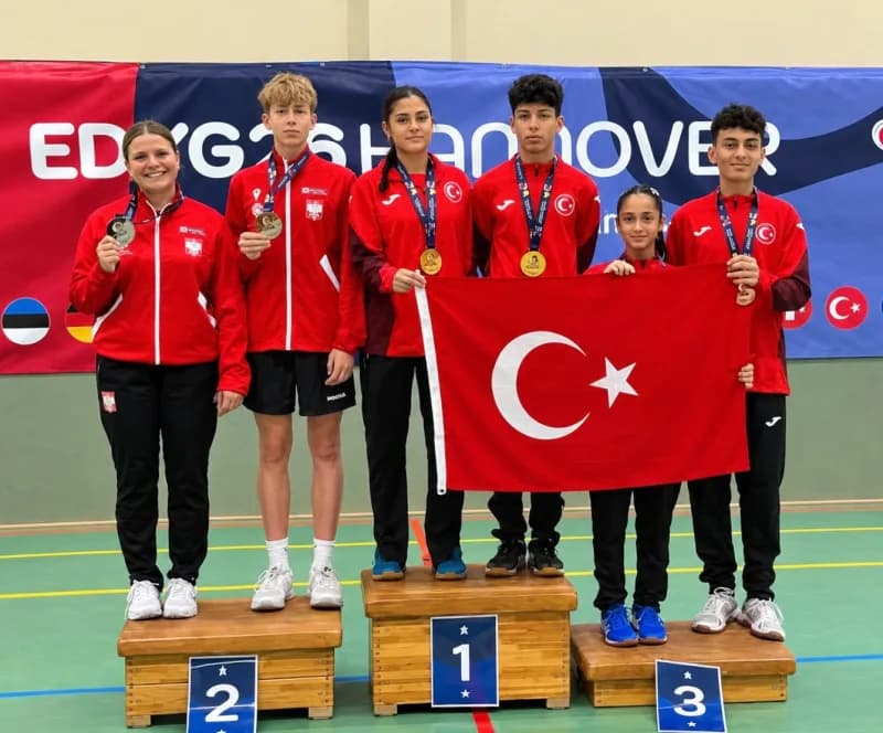 MTK öğrencisi Rüzgar Alp Yalçınkaya’dan masa tenisinde Avrupa’da tarihi başarı