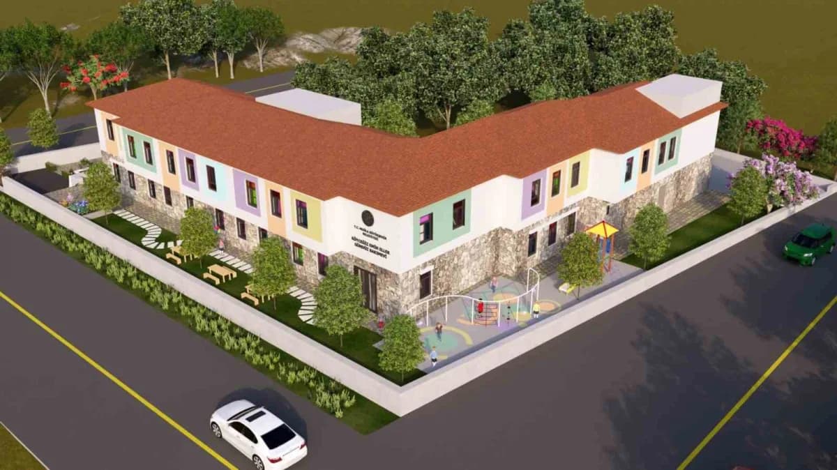 Muğla Ortaca ve Köyceğiz’de yapımı devam eden gündüz bakımevi projelerinin inşaat alanları