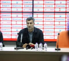Muhammet Emin Gül basın toplantısında Alanyaspor maçını değerlendiriyor