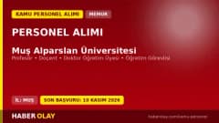Muş Alparslan Üniversitesi öğretim üyesi ve elemanı alımı ilanı 2026