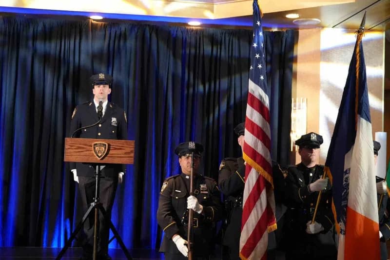 New York Polis Teşkilatı Müslüman Polisler Derneği ödül töreninden bir kare